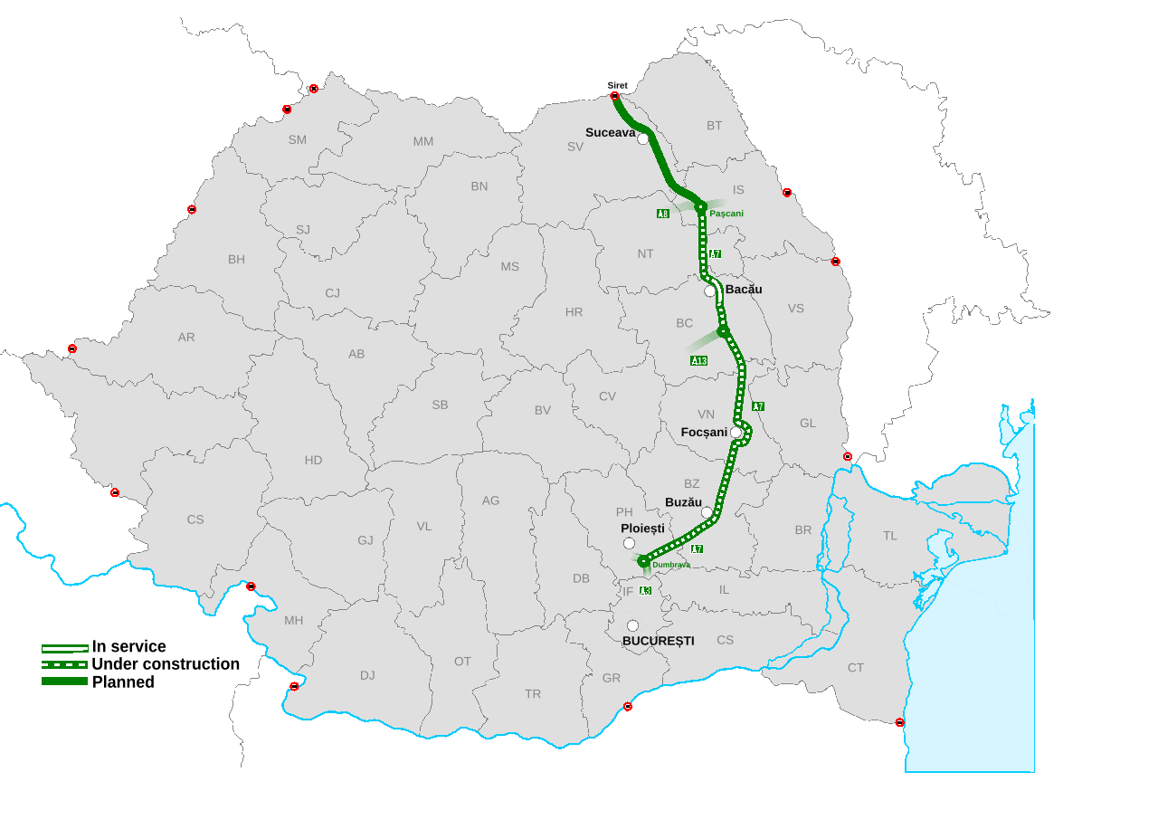A7 Motorway Romania